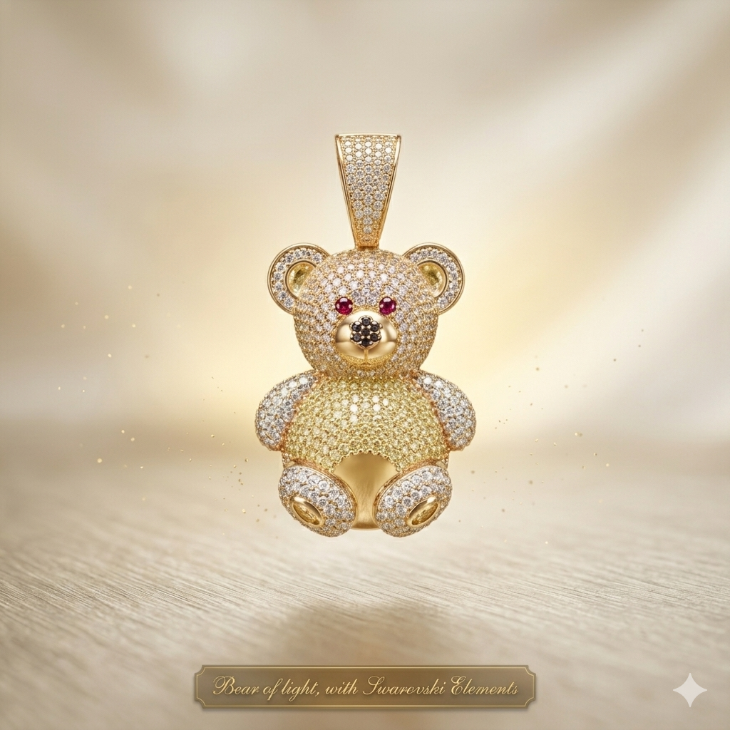 Dije de oso en oro 18K